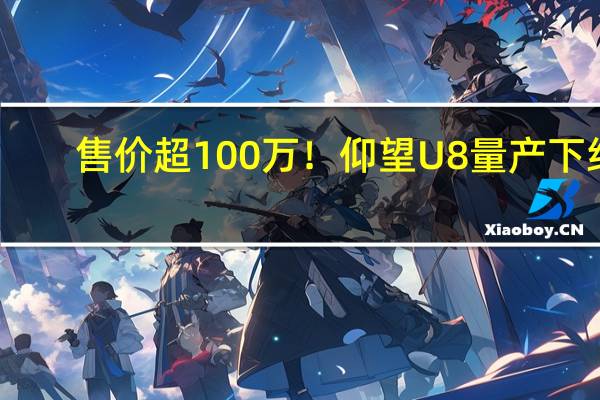 售价超100万！仰望U8量产下线