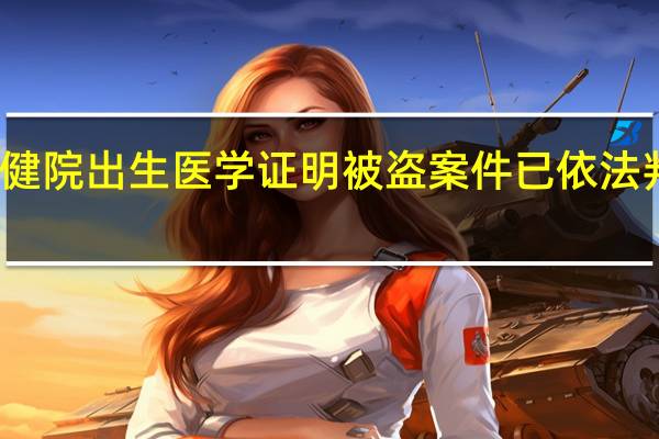 商丘市妇幼保健院出生医学证明被盗案件已依法判决 到底什么情况嘞