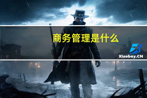 商务管理是什么