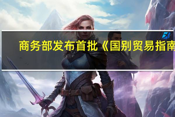 商务部发布首批《国别贸易指南》：为开拓国际市场提供帮助