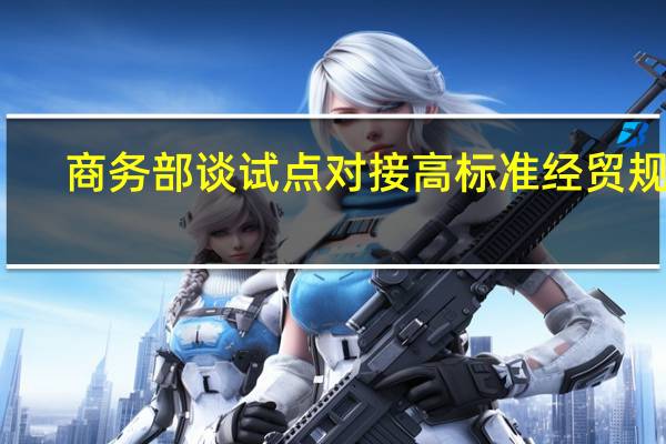 商务部谈试点对接高标准经贸规则:已落地实施13项试点措施