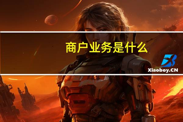 商户业务是什么