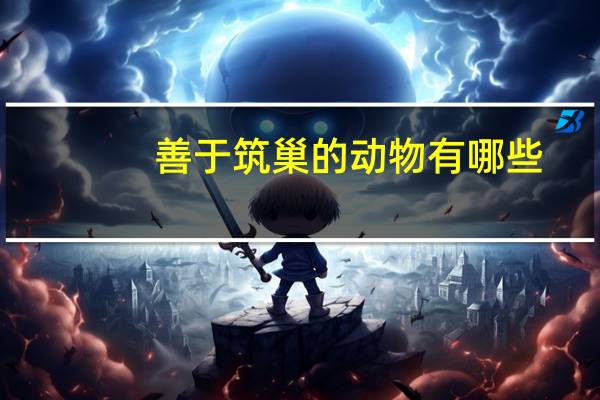 善于筑巢的动物有哪些
