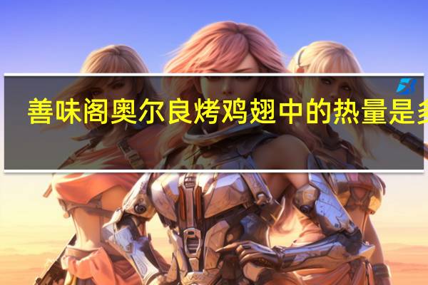 善味阁 奥尔良烤鸡翅中的热量是多少