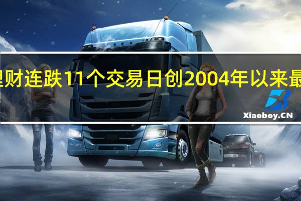 嘉信理财连跌11个交易日创2004年以来最长连跌天数