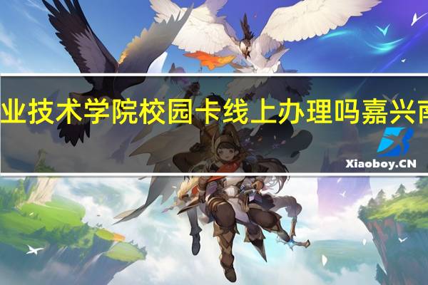 嘉兴南洋职业技术学院校园卡线上办理吗 嘉兴南洋职业技术学院