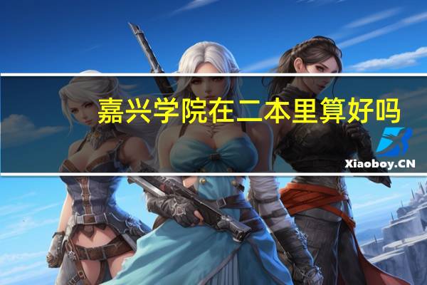 嘉兴学院在二本里算好吗