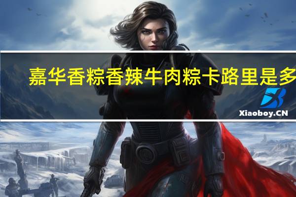 嘉华香粽 香辣牛肉粽卡路里是多少