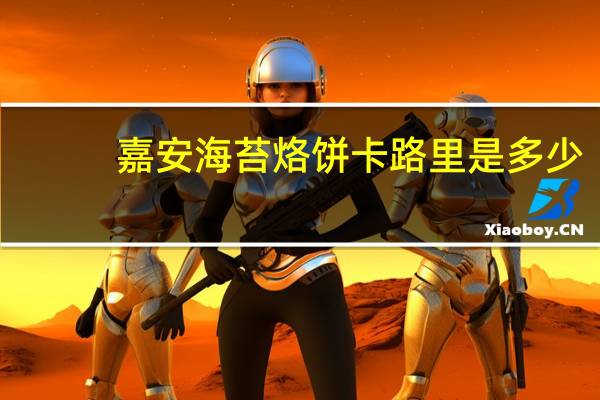 嘉安 海苔烙饼卡路里是多少