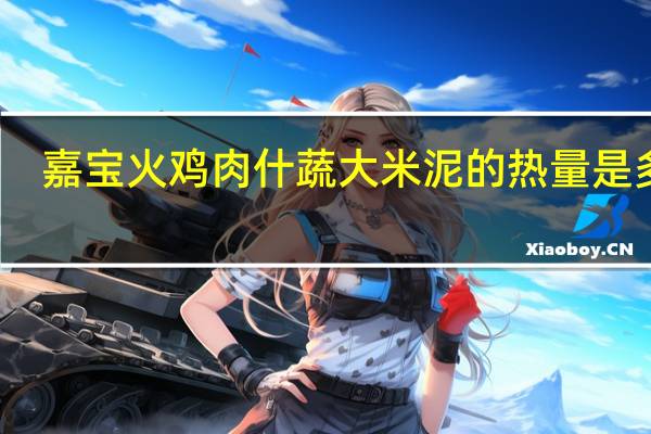嘉宝 火鸡肉什蔬大米泥的热量是多少