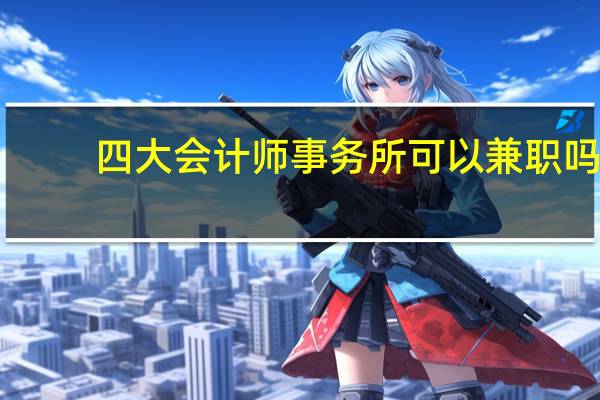 四大会计师事务所可以兼职吗