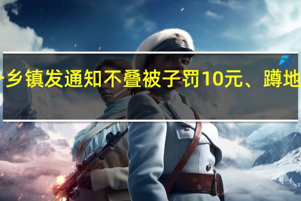 四川一乡镇发通知不叠被子罚10元、蹲地用餐罚20元？当地作出回应 到底什么情况嘞
