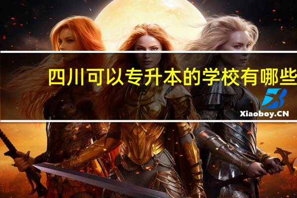 四川可以专升本的学校有哪些