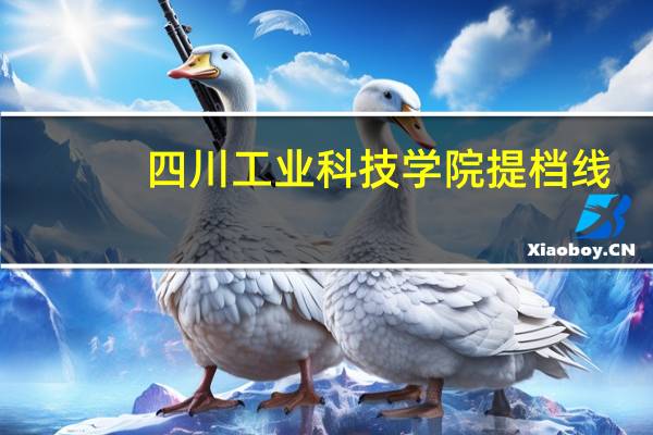 四川工业科技学院提档线
