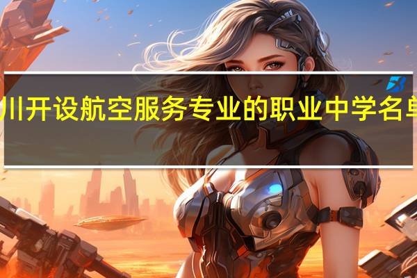 四川开设航空服务专业的职业中学名单有哪些