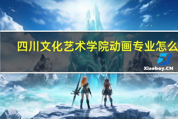 四川文化艺术学院动画专业怎么样