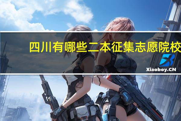 四川有哪些二本征集志愿院校