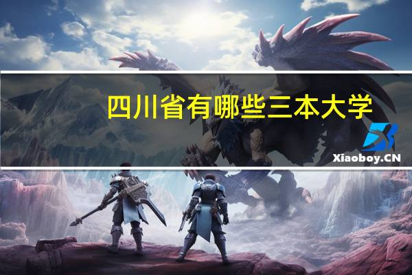 四川省有哪些三本大学