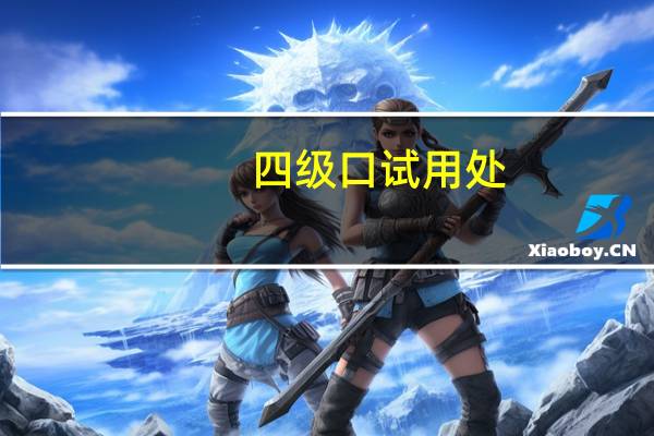 四级口试用处
