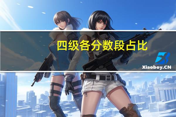 四级各分数段占比