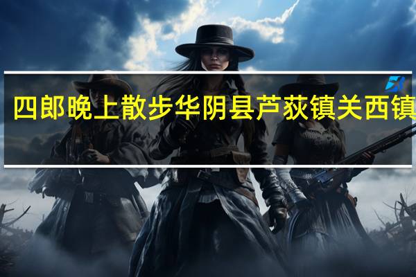 四郎晚上散步华阴县芦荻镇关西镇综述
