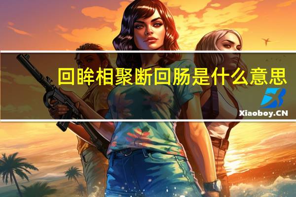 回眸相聚断回肠是什么意思