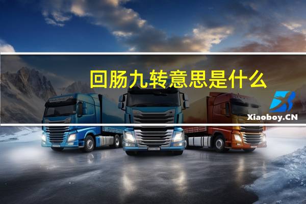 回肠九转意思是什么
