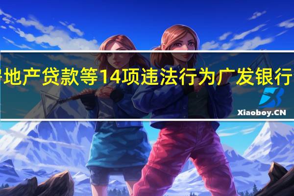 因违规发放房地产贷款等14项违法行为 广发银行合计被罚2340万元