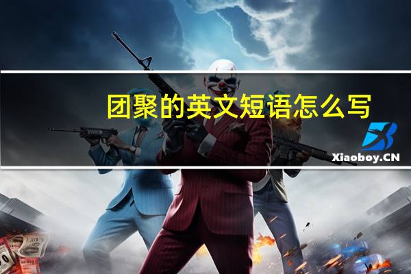 团聚的英文短语怎么写