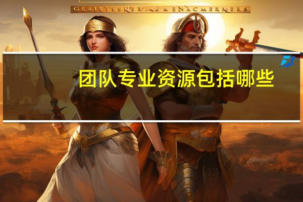 团队专业资源包括哪些