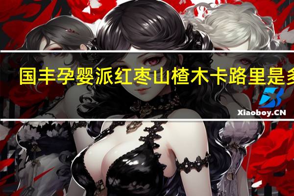 国丰 孕婴派 红枣山楂木卡路里是多少