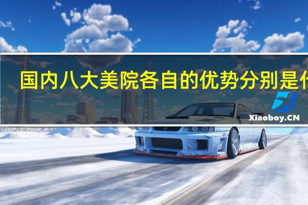 国内八大美院各自的优势分别是什么