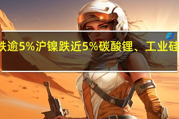 国内商品期货收盘走势分化集运欧线跌逾5%沪镍跌近5%碳酸锂、工业硅跌逾2%；燃料油、低硫燃油、原油涨逾2%