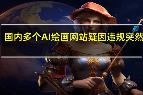 国内多个AI绘画网站疑因违规突然关停