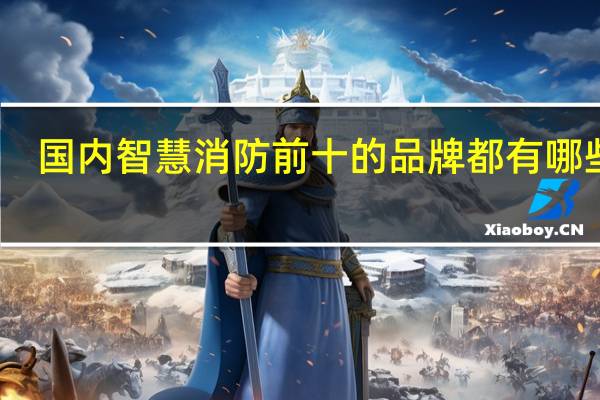 国内智慧消防前十的品牌都有哪些啊