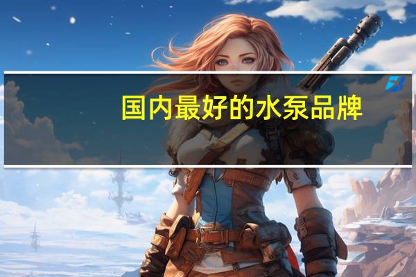 国内最好的水泵品牌