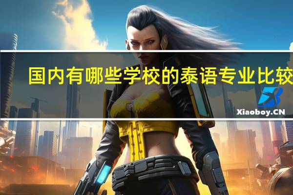 国内有哪些学校的泰语专业比较好