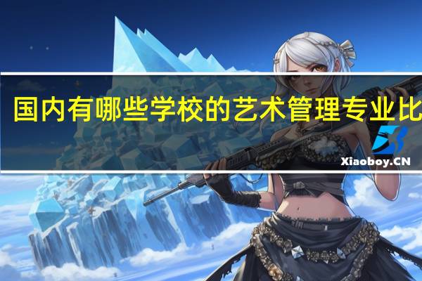 国内有哪些学校的艺术管理专业比较好