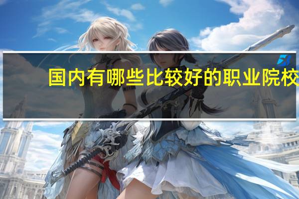 国内有哪些比较好的职业院校。