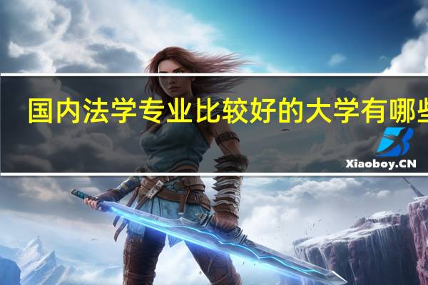 国内法学专业比较好的大学有哪些啊