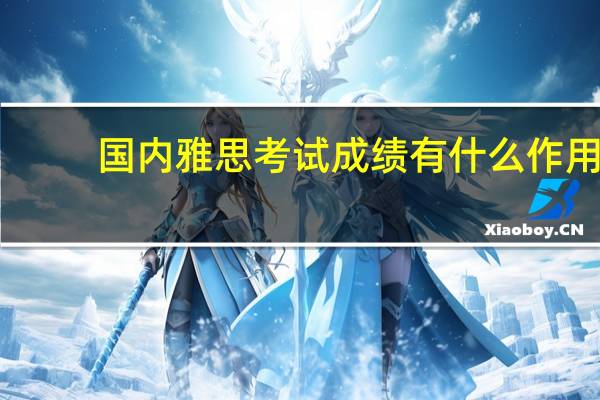 国内雅思考试成绩有什么作用