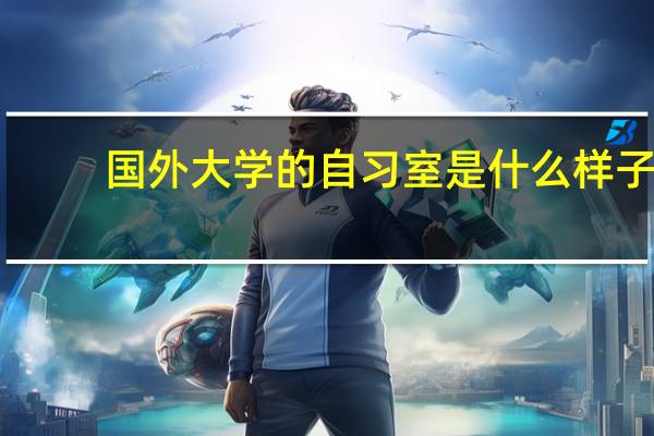 国外大学的自习室是什么样子？