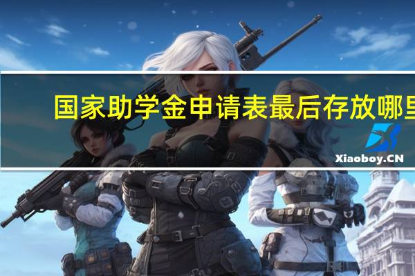 国家助学金申请表最后存放哪里（国家助学金申请表）