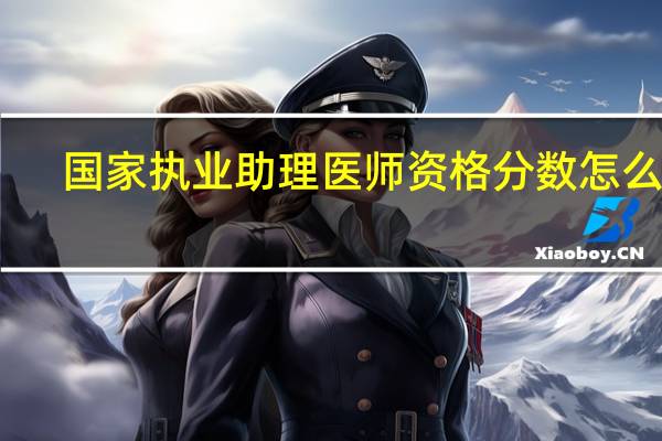 国家执业助理医师资格分数怎么查
