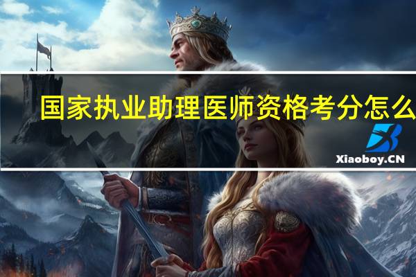 国家执业助理医师资格考分怎么查
