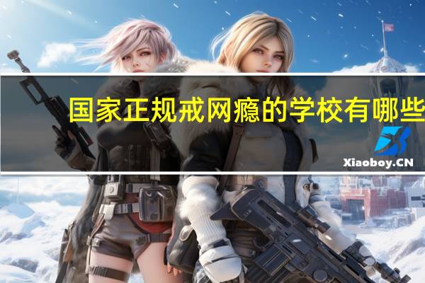 国家正规戒网瘾的学校有哪些