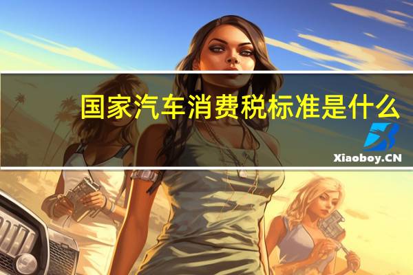 国家汽车消费税标准是什么