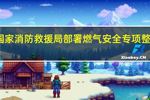 国家消防救援局部署燃气安全专项整治工作
