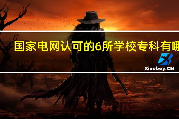 国家电网认可的6所学校专科有哪些