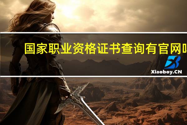 国家职业资格证书查询有官网吗